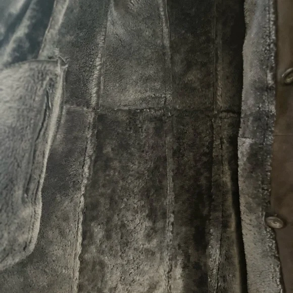Brown Shearling Coat - Picture 7 of 7